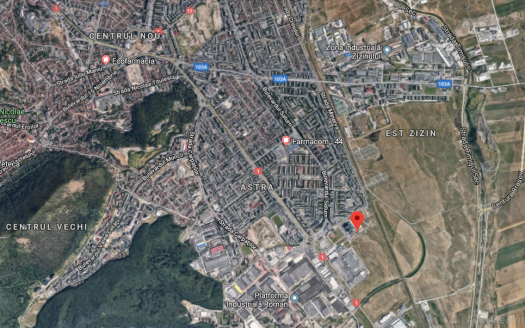 Teren 4388 mp si constructie nefinalizata in Brasov