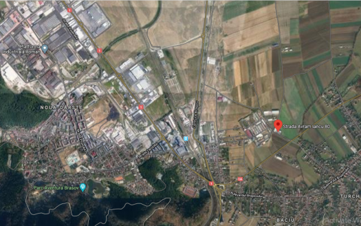 Showroom si depozit cu teren 5000 mp in Sacele Jud Brasov