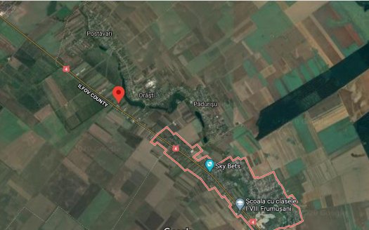 Cladire service auto cu teren 3000 mp in Frumusani Jud Calarasi