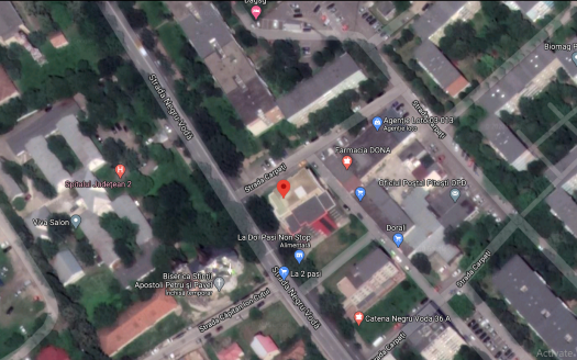 Cladire nefinalizata P+4E, teren 412 mp in Pitești str. Negru Vodă