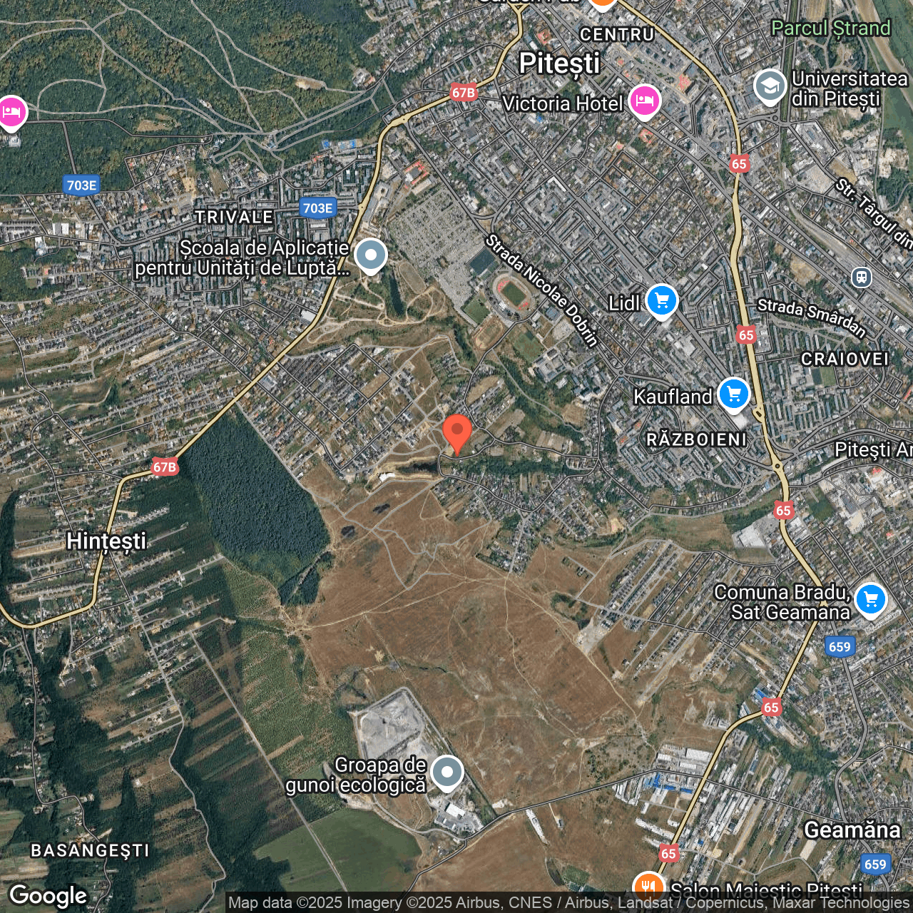 Teren intravilan 2.414 mp Pitesti