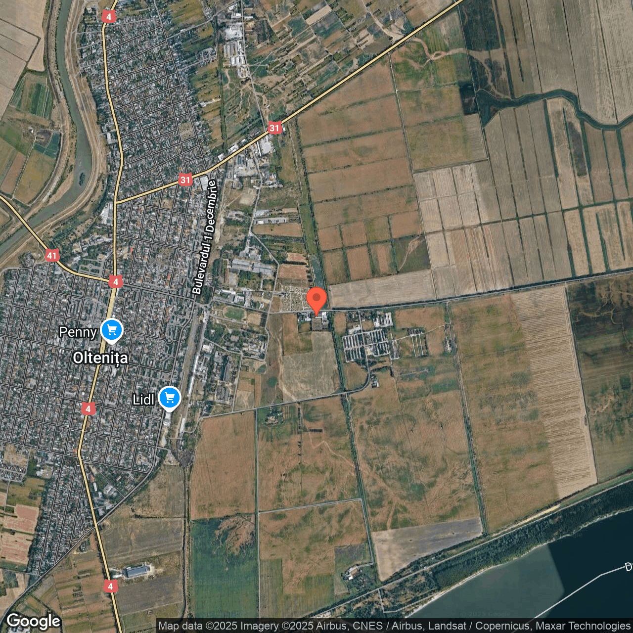 Constructie cu teren 4.405 mp Oltenita Calarasi