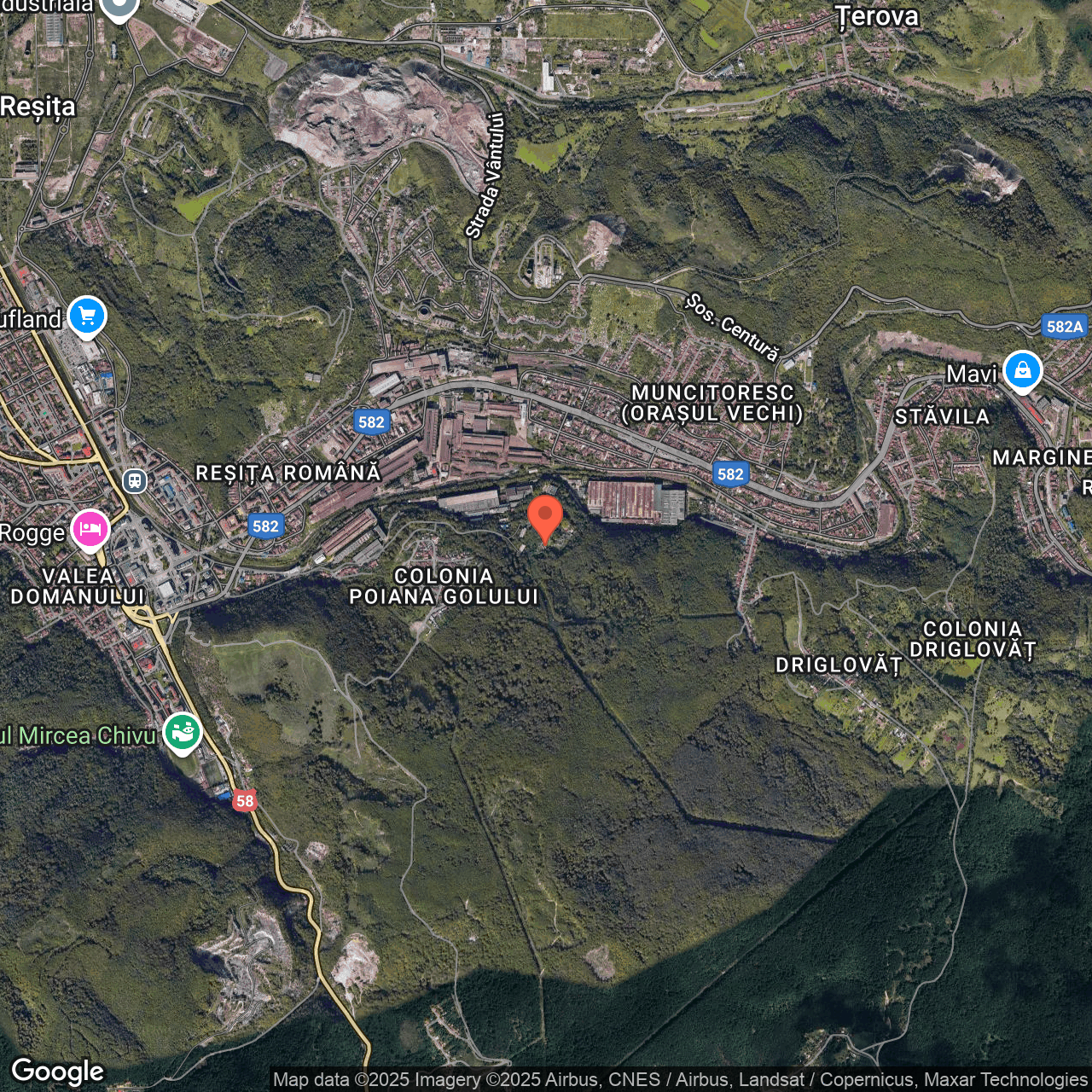 Constructii cu teren 12.858 Resita Caras-Severin