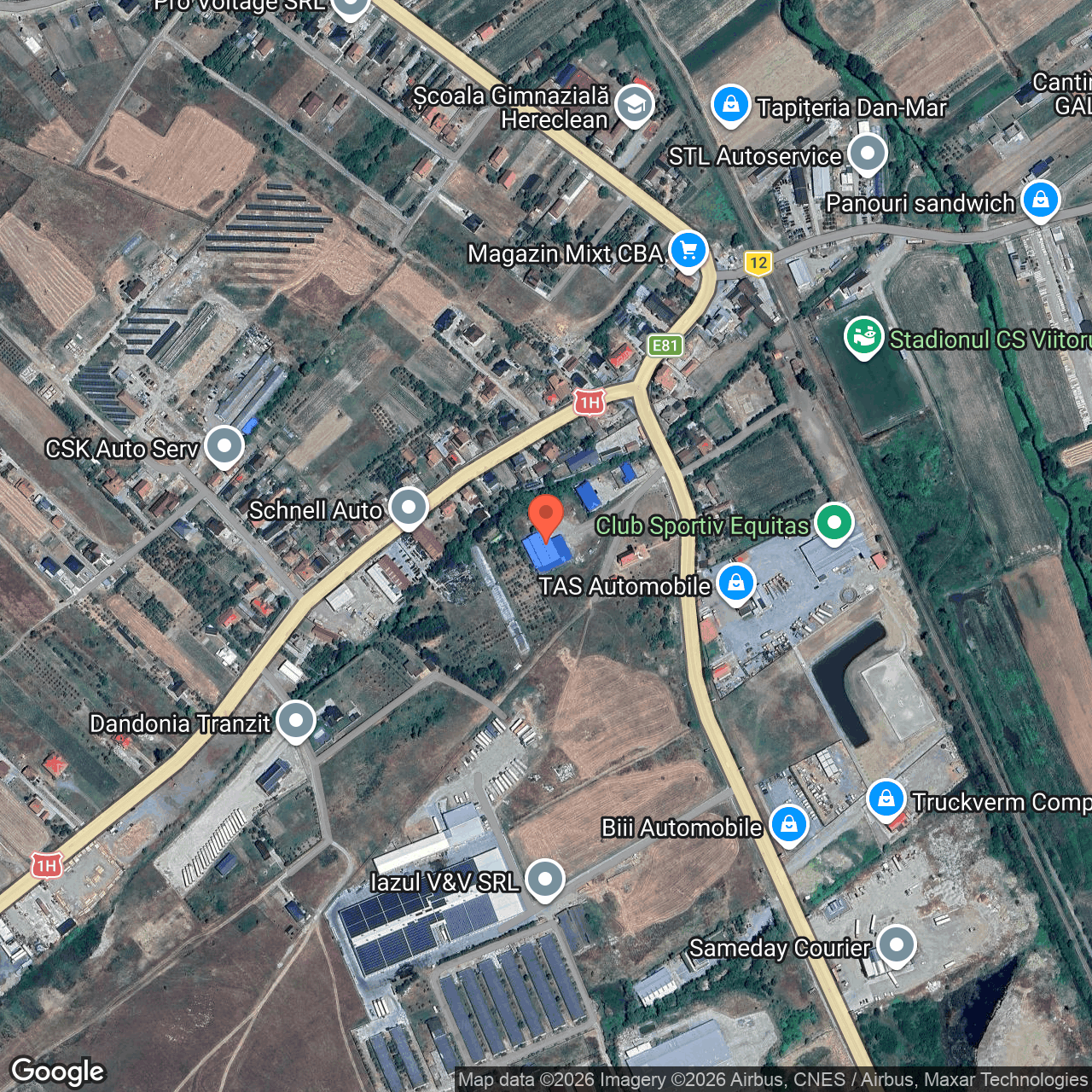 Hala cu teren 8.200 mp Hereclean Salaj