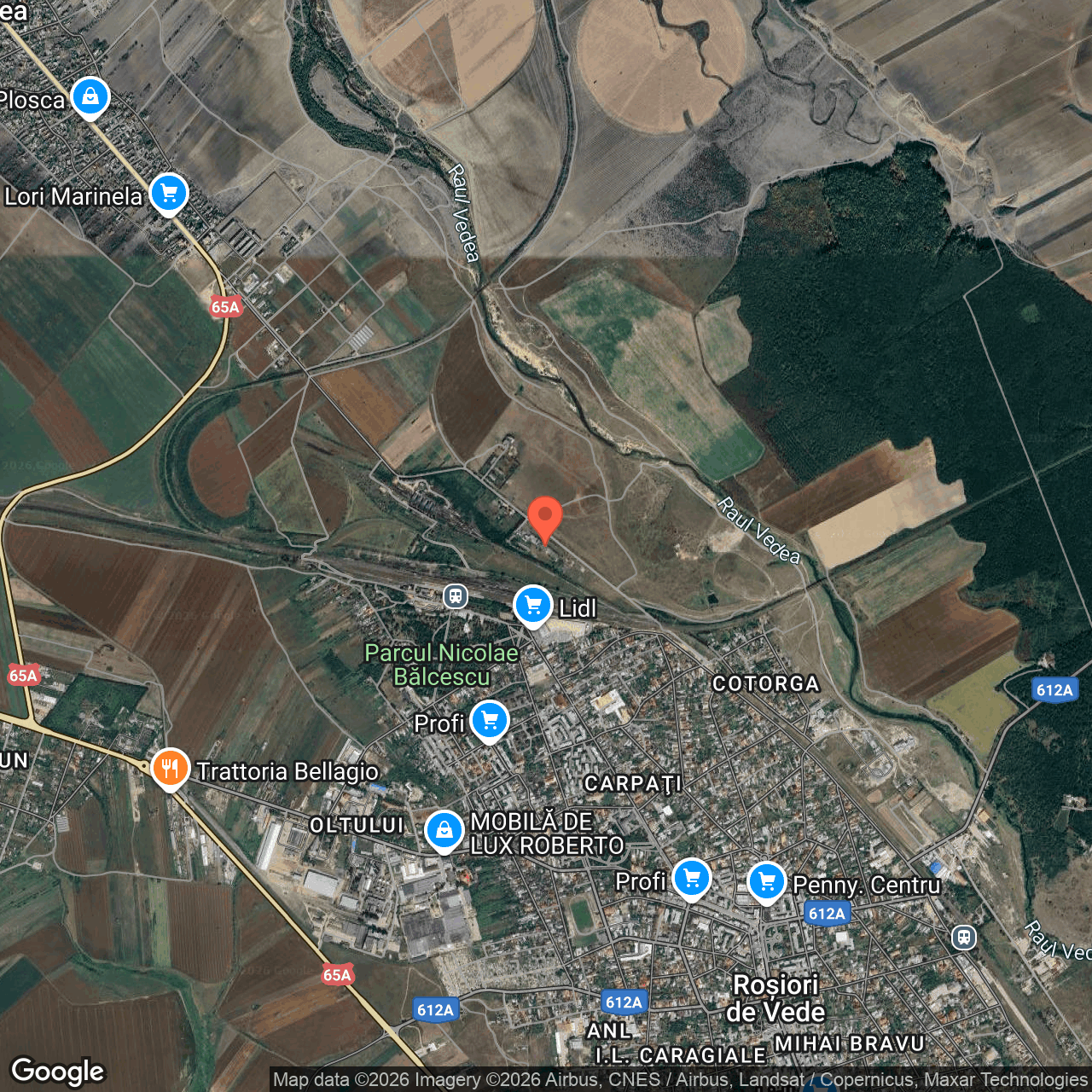 Teren intravilan 23.042 mp Rosiori de Vede Teleorman