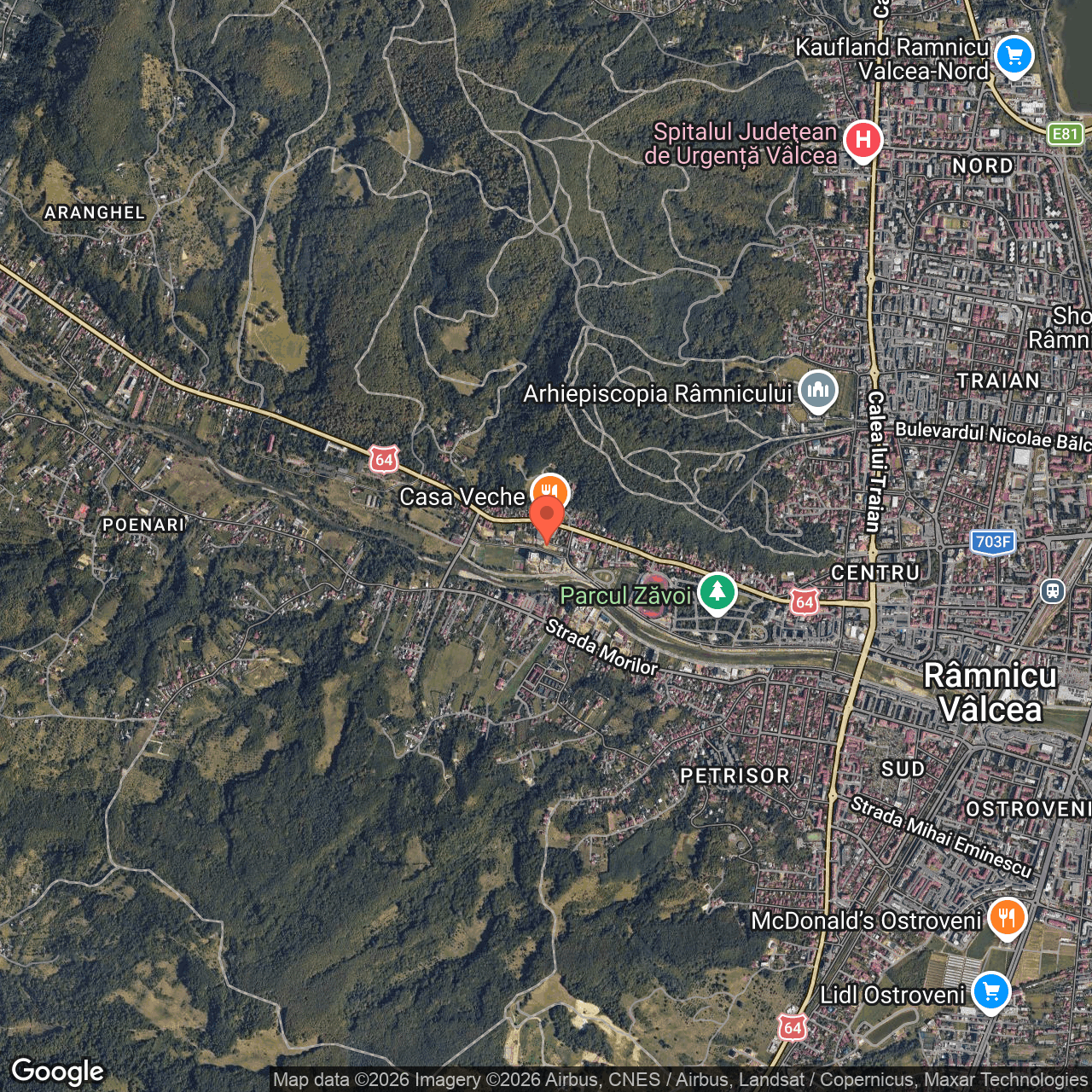 Constructie cu teren 6.200 mp Strada Stirbei Voda Ramnicu Valcea