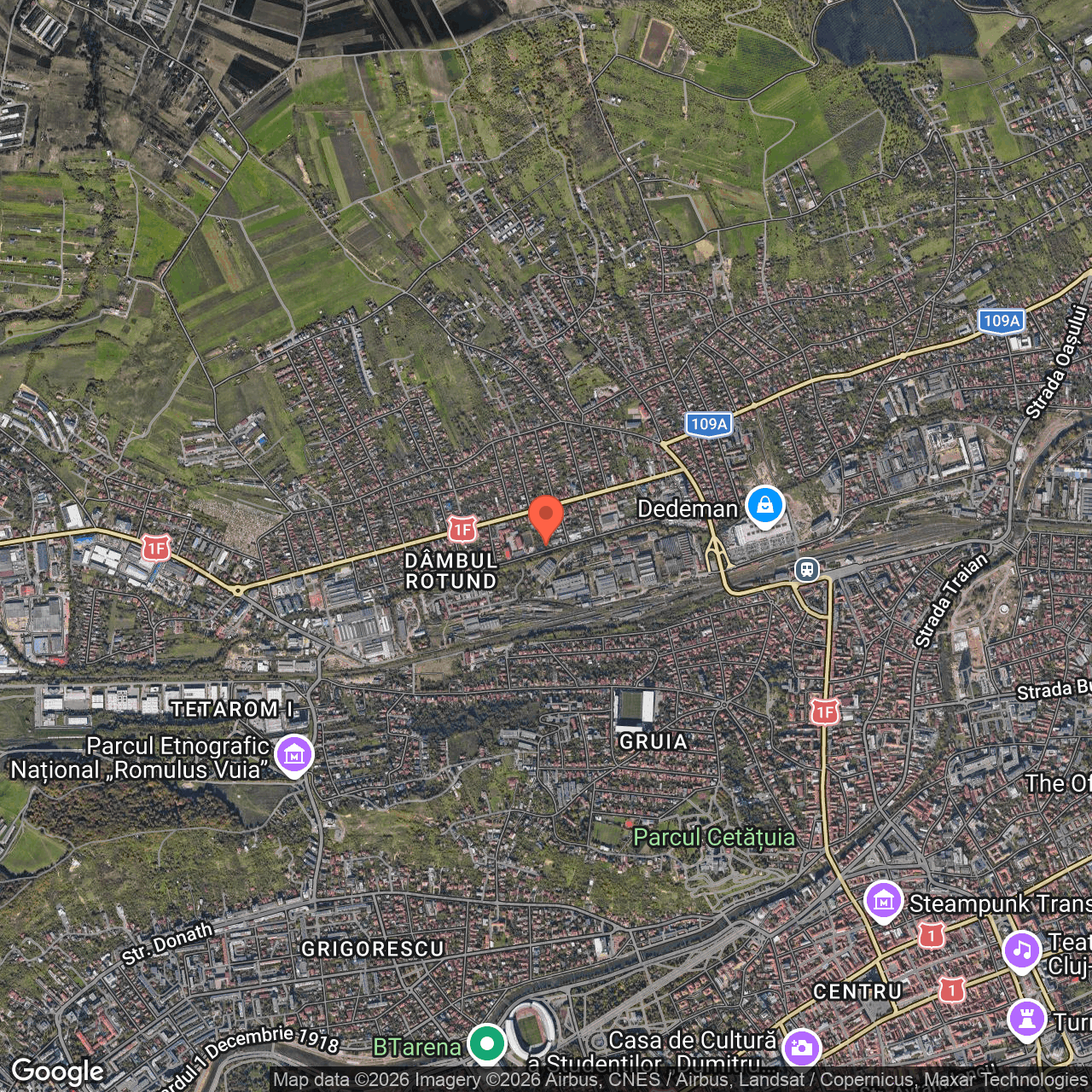 Constructii cu teren 1.931 mp Strada Septimiu Muresan Cluj Napoca