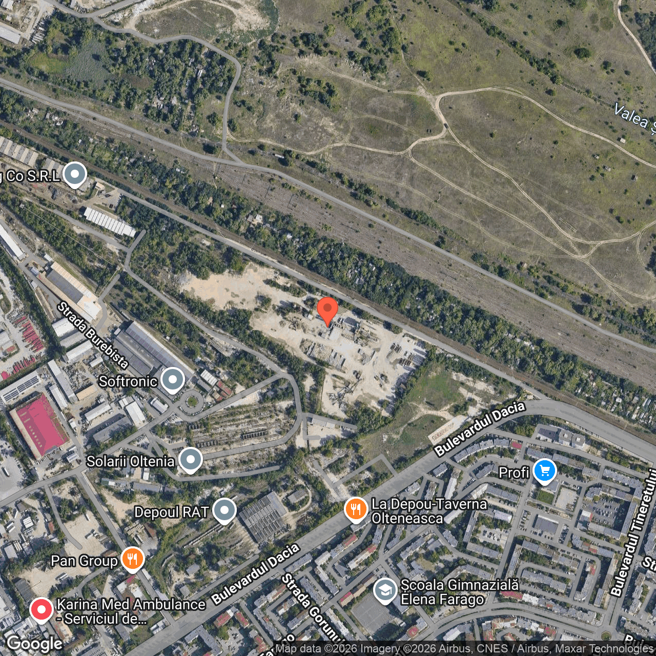 Constructii cu teren 6,2 ha Craiova Dolj