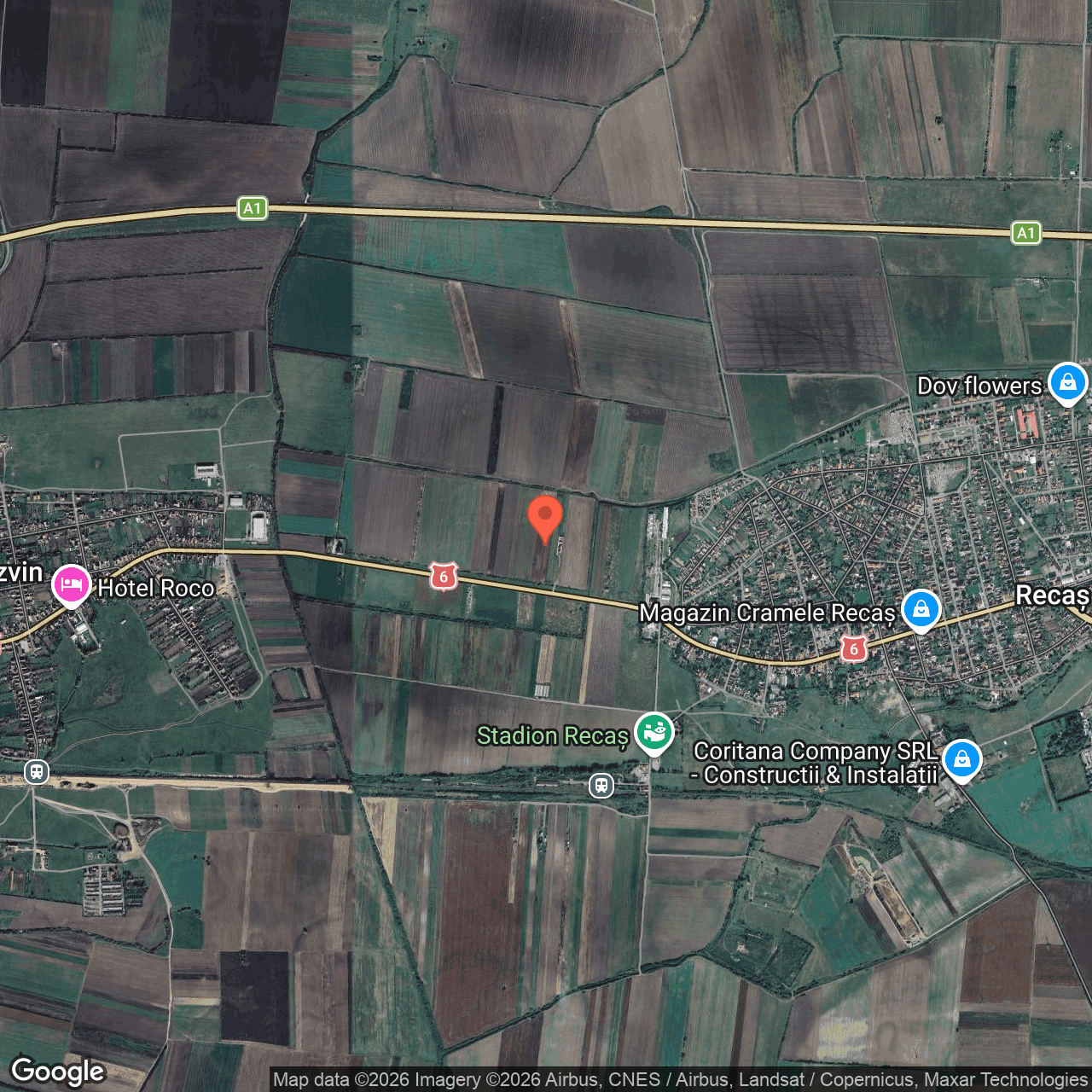 Teren extravilan 13.200 mp Recas Timis