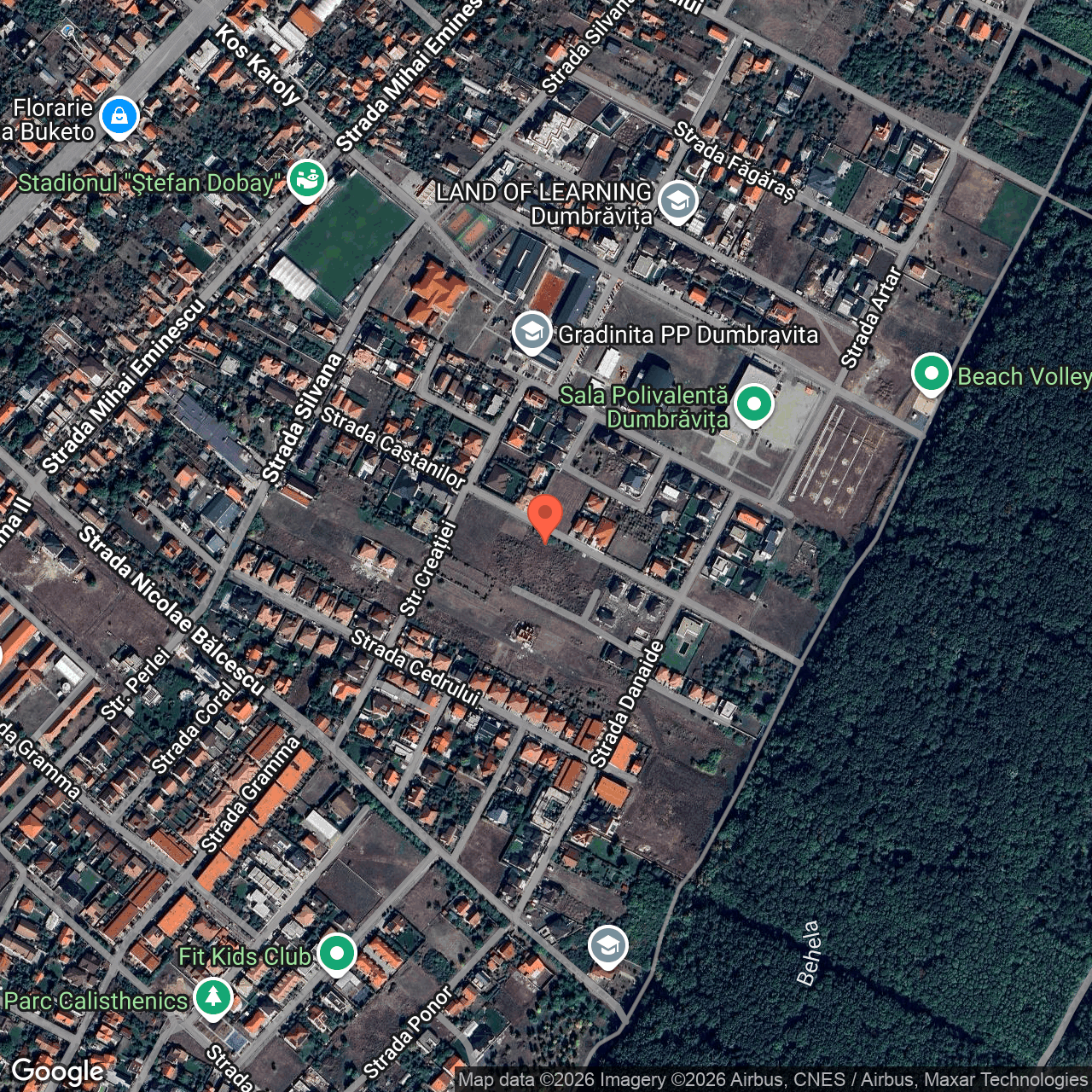 Teren intravilan 1.396 mp Dumbravita Timis