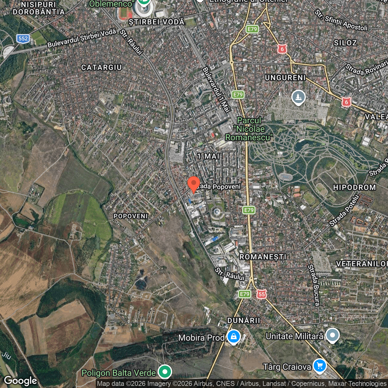 Constructii cu teren 24.656 mp Strada Targului Craiova