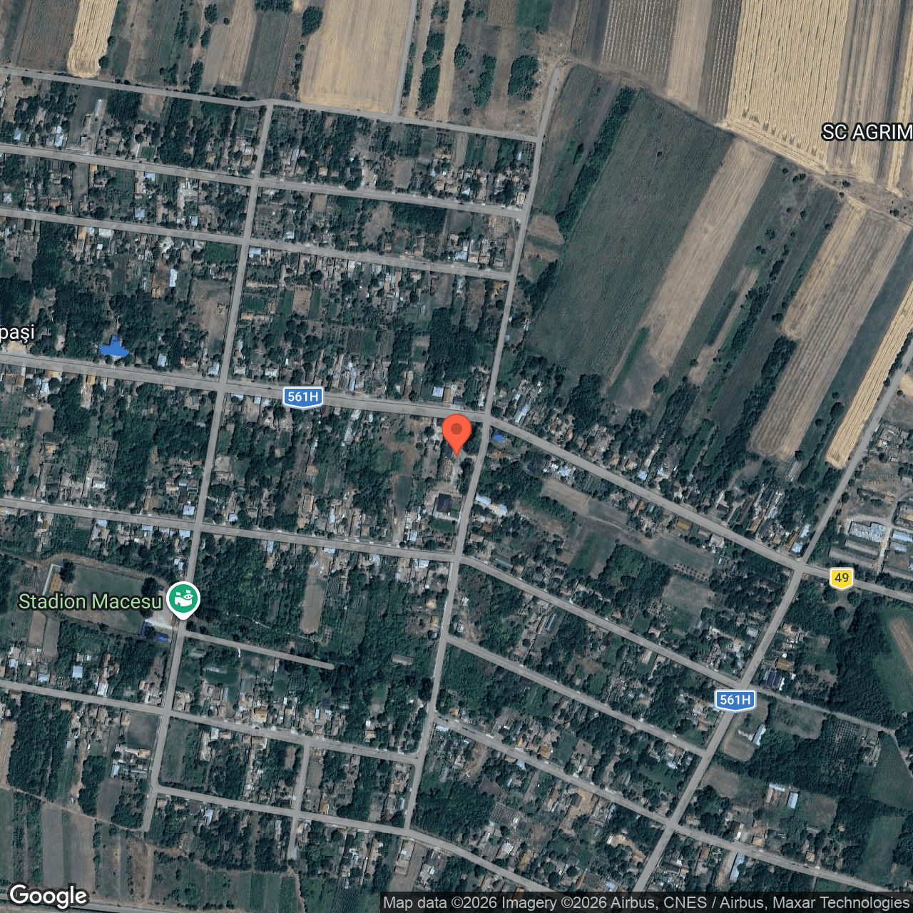 Constructii cu teren 3.331 mp Macesu de Sus Dolj