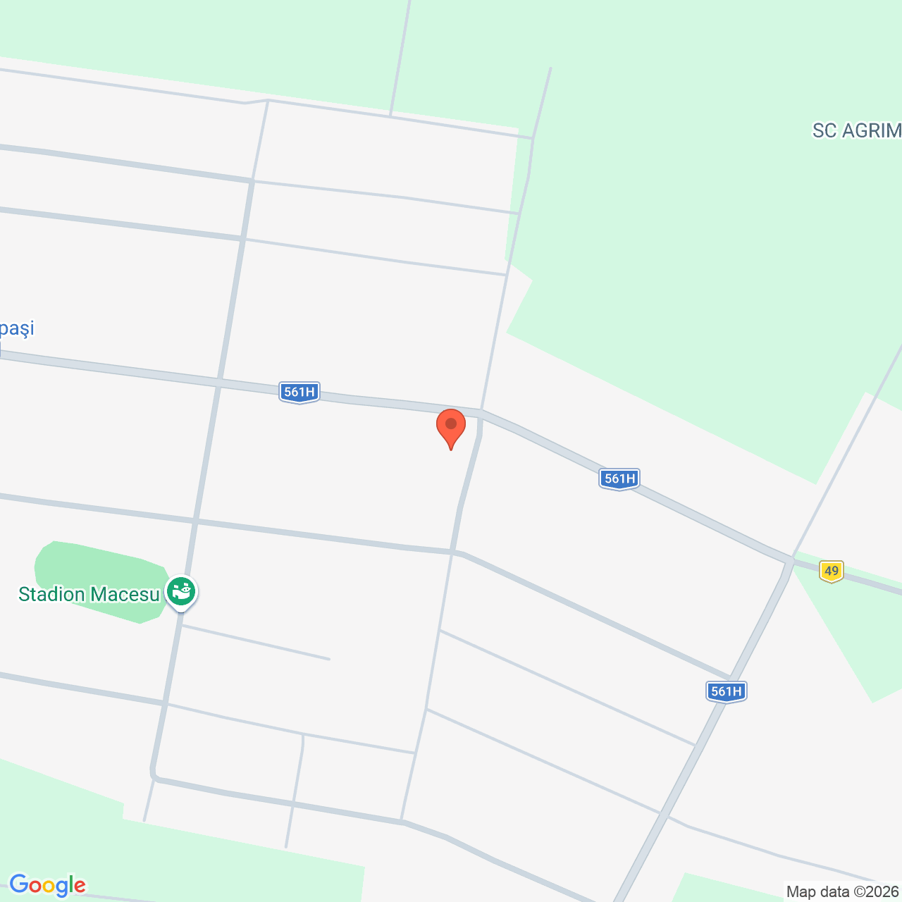 Constructii cu teren 3.331 mp Macesu de Sus Dolj