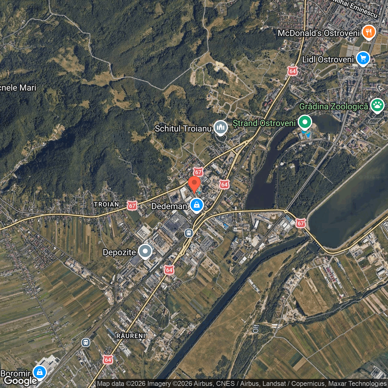 Constructii cu teren 6.419 mp Troian Ramnicu Valcea