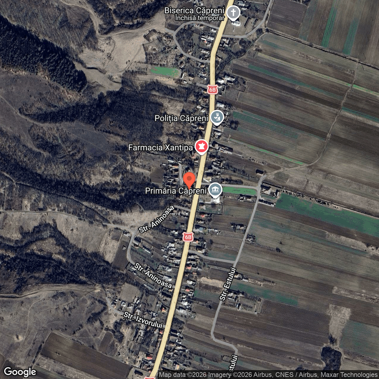 Constructii cu teren intravilan 1.021 mp Capreni Gorj