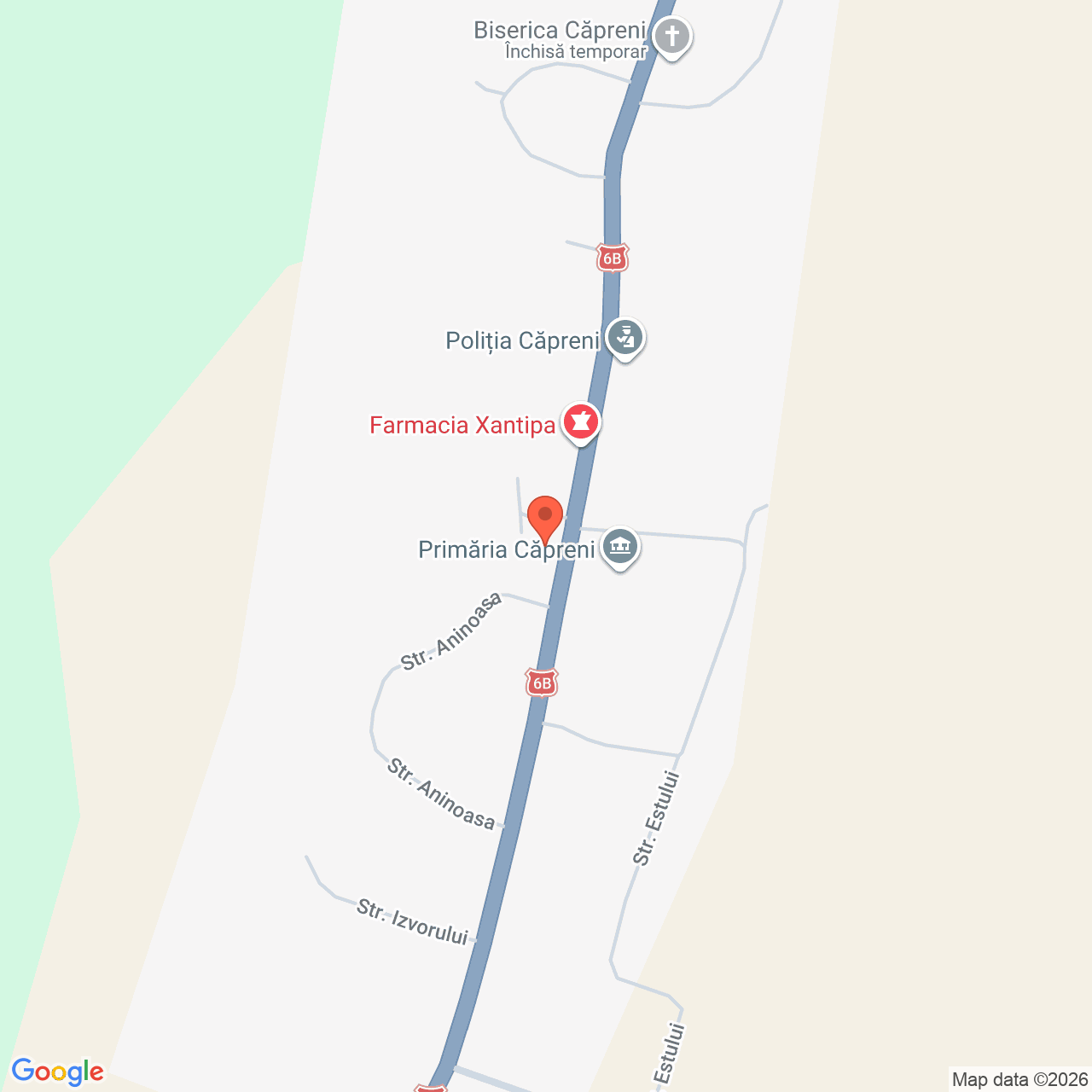 Constructii cu teren intravilan 1.021 mp Capreni Gorj