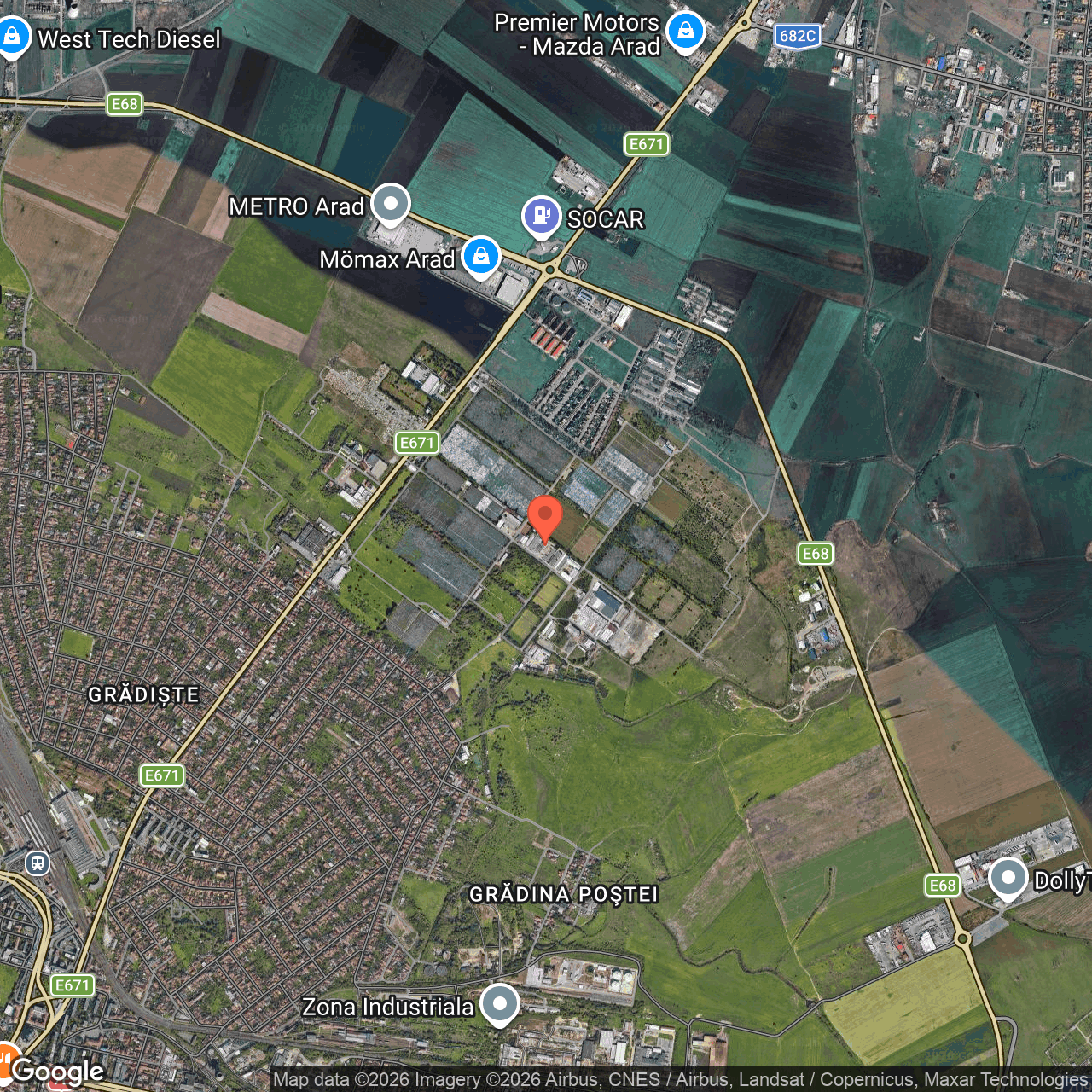 Constructii industriale cu teren 6.360 mp Arad