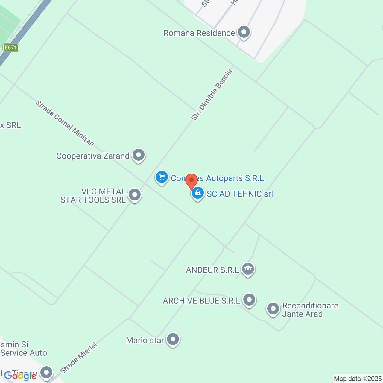 Constructii industriale cu teren 6.360 mp Arad