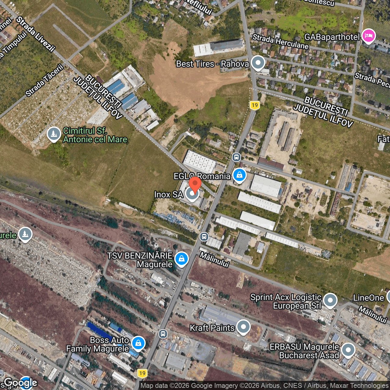 Hale cu teren 7.500 mp Strada Atomistilor Magurele Ilfov