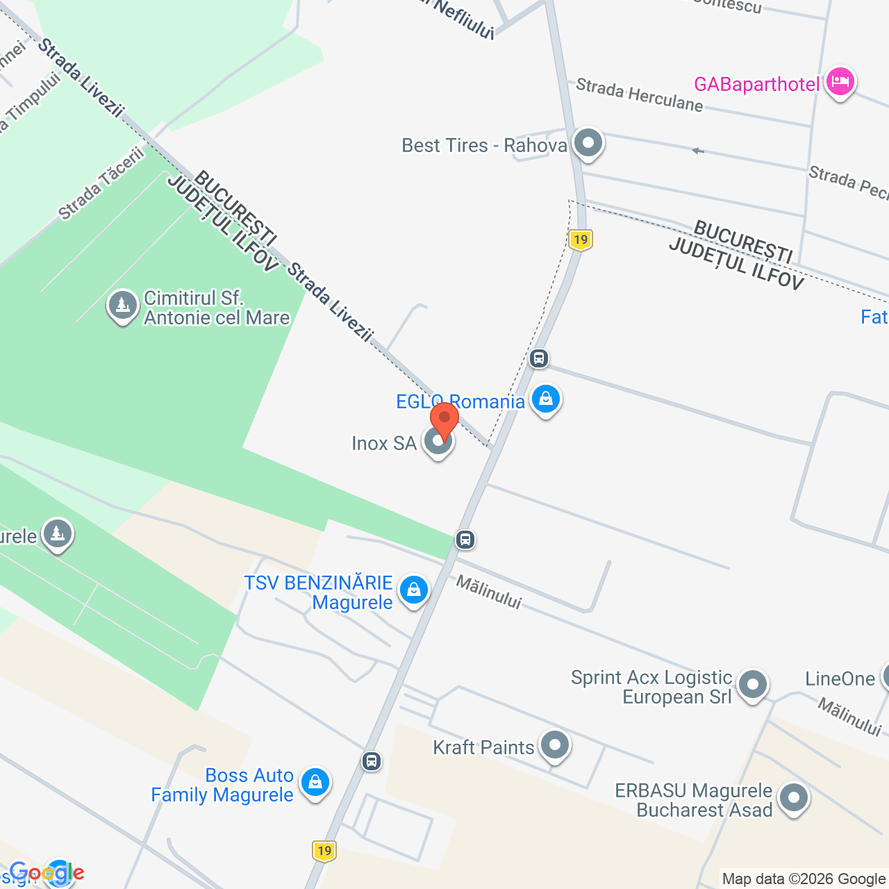 Hale cu teren 7.500 mp Strada Atomistilor Magurele Ilfov