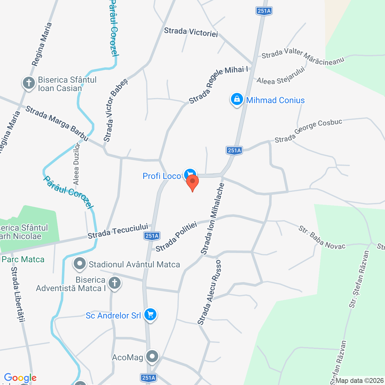 Spatiu comercial 284 mp Matca Galati