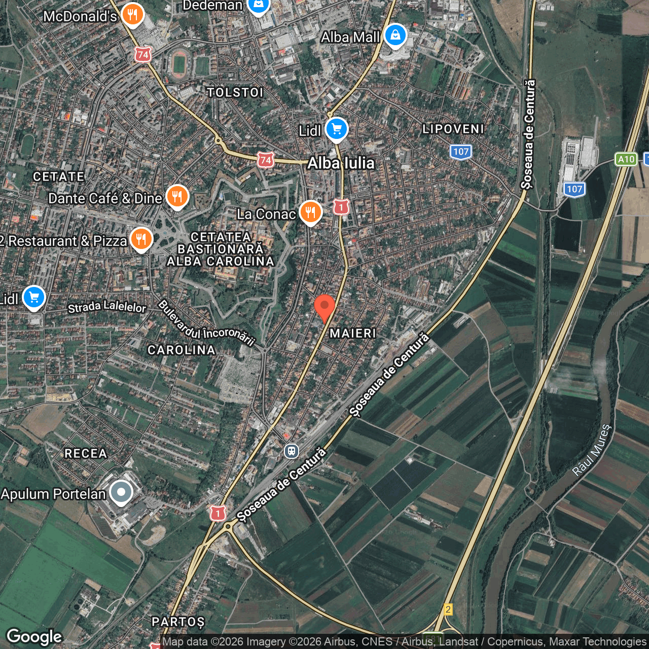 Spatiu comercial si apartament Bulevardul Ferdinand I Alba Iulia