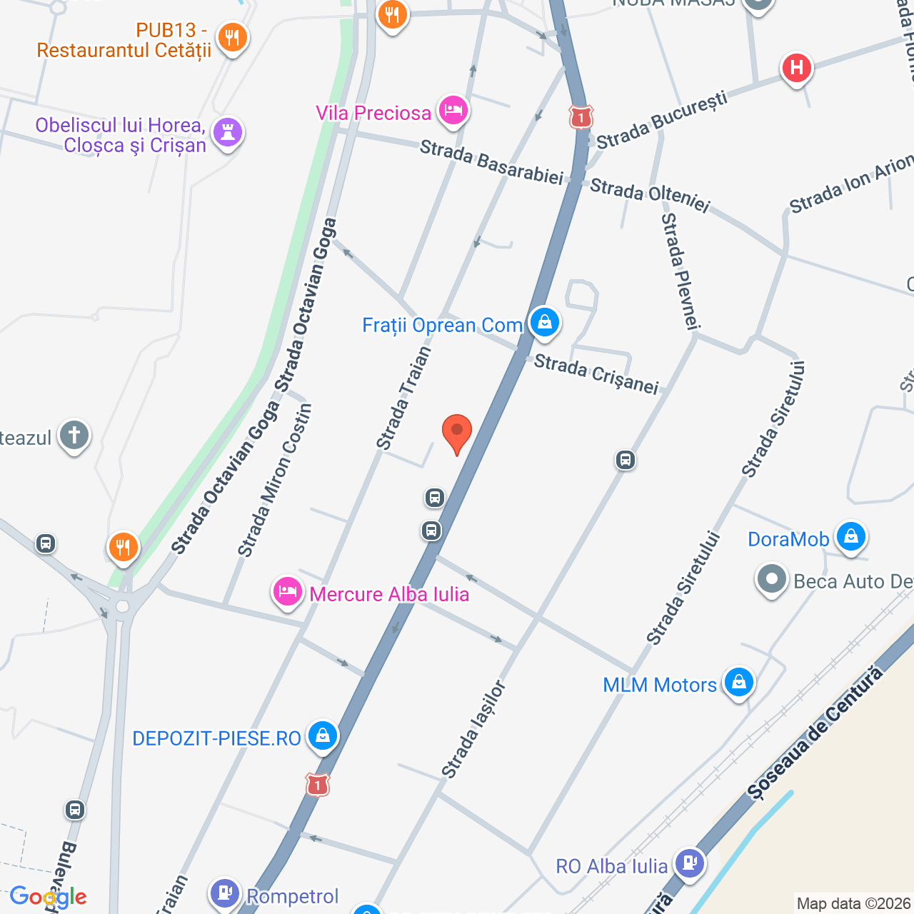 Spatiu comercial si apartament Bulevardul Ferdinand I Alba Iulia