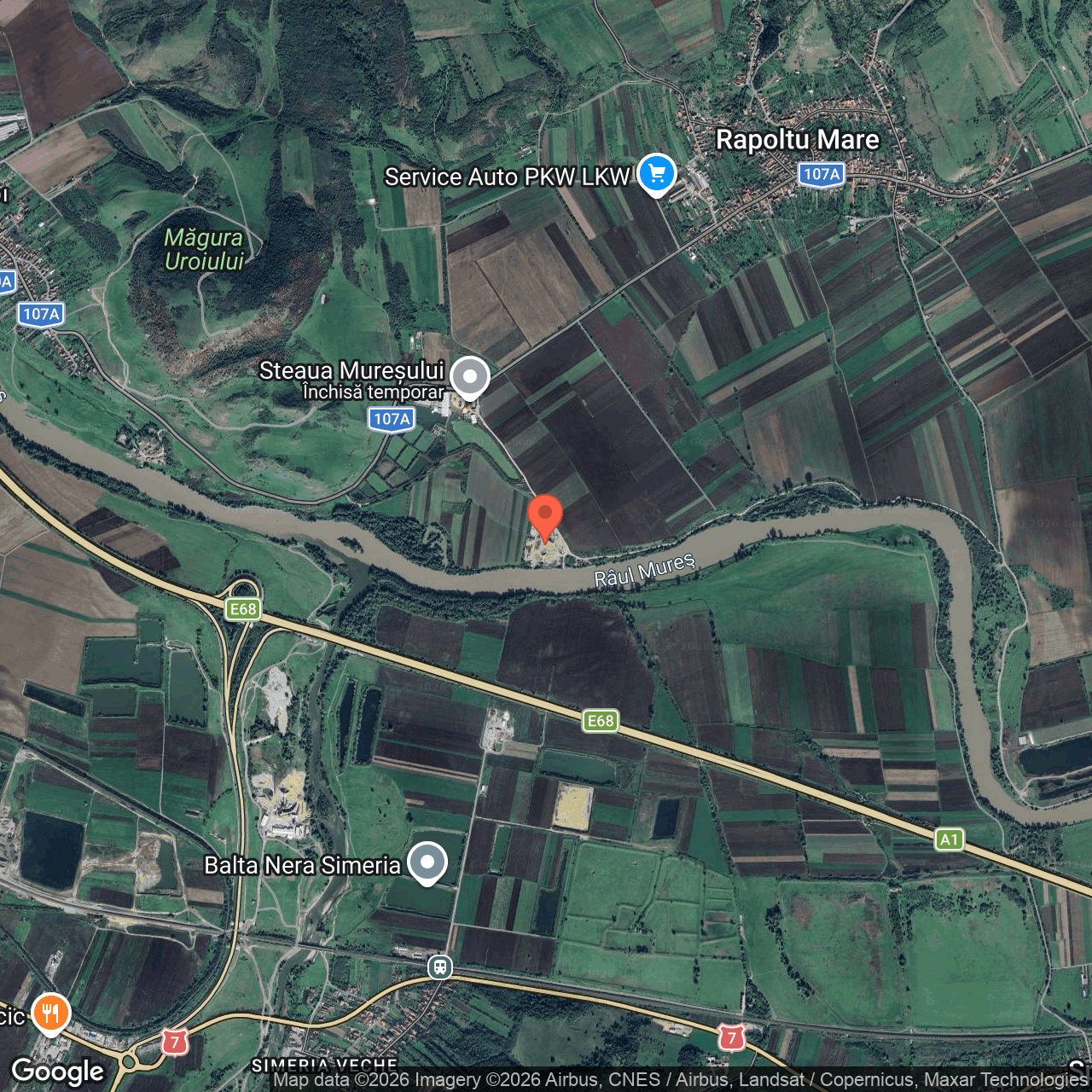 Balastiera cu constructii si teren 2,2 ha Rapoltu Mare Hunedoara