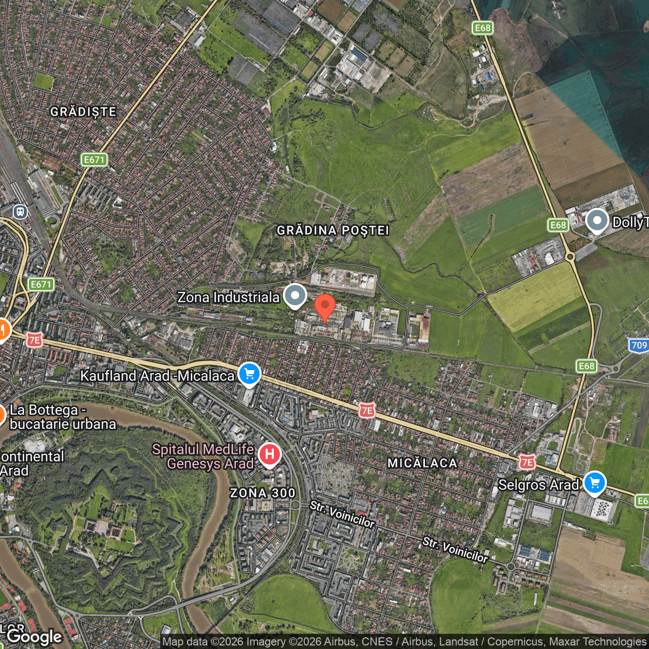 Platforma industriala teren 74.480 mp Arad