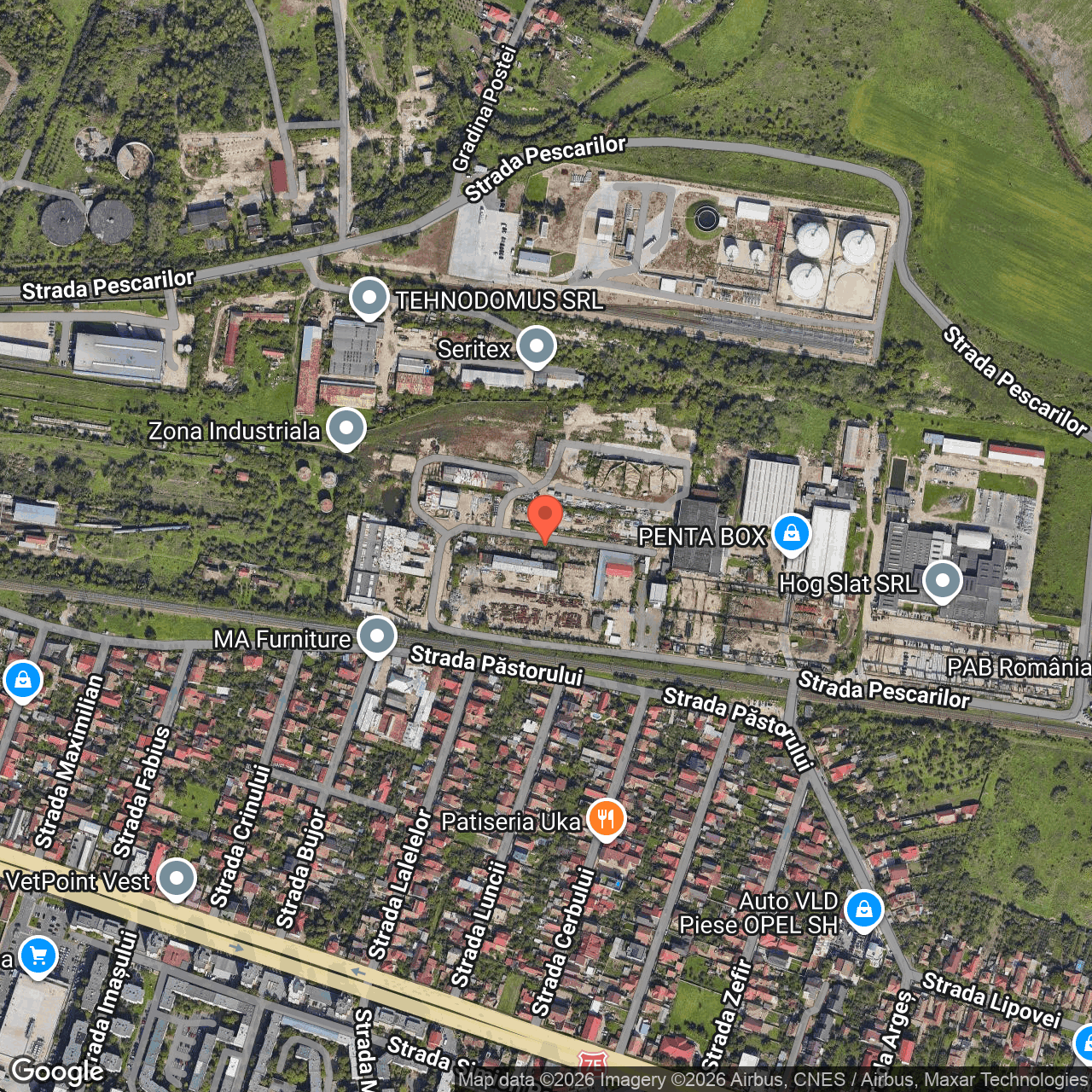 Platforma industriala teren 74.480 mp Arad