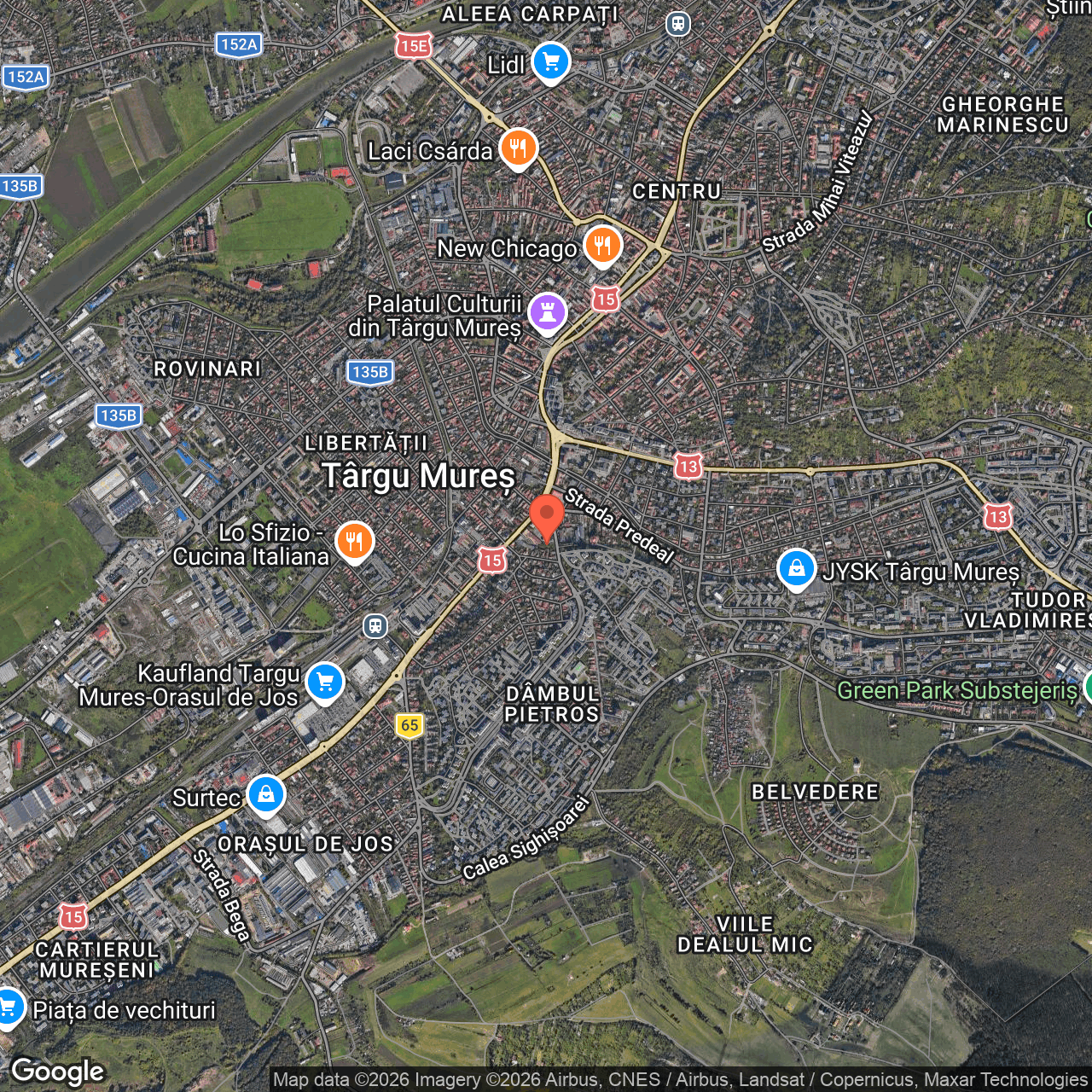 Teren intravilan 1.909 mp Strada Gheorghe Doja Targu Mures