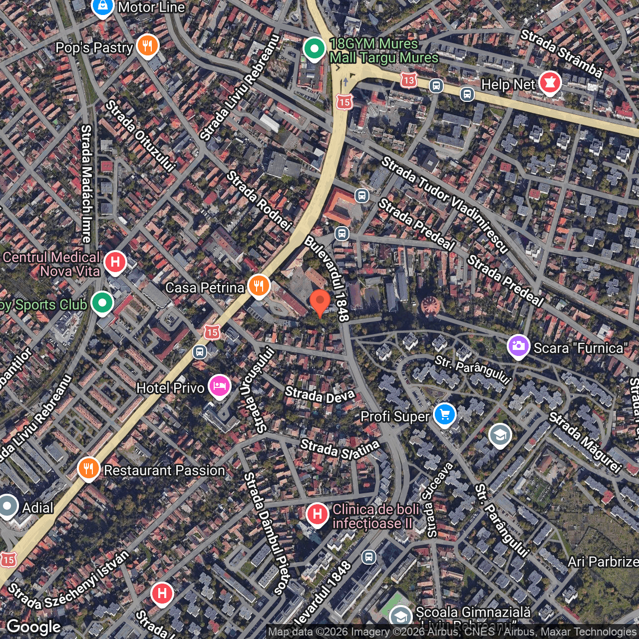 Teren intravilan 1.909 mp Strada Gheorghe Doja Targu Mures