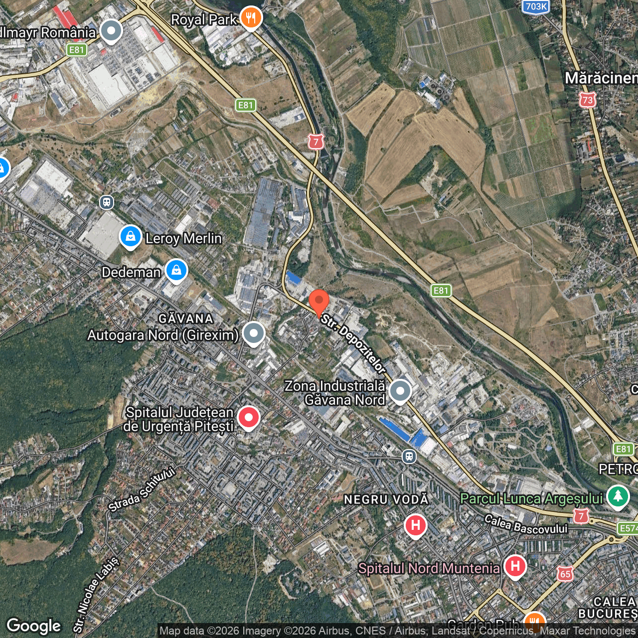 Constructii cu teren 12.638 mp Strada Depozitelor Pitesti