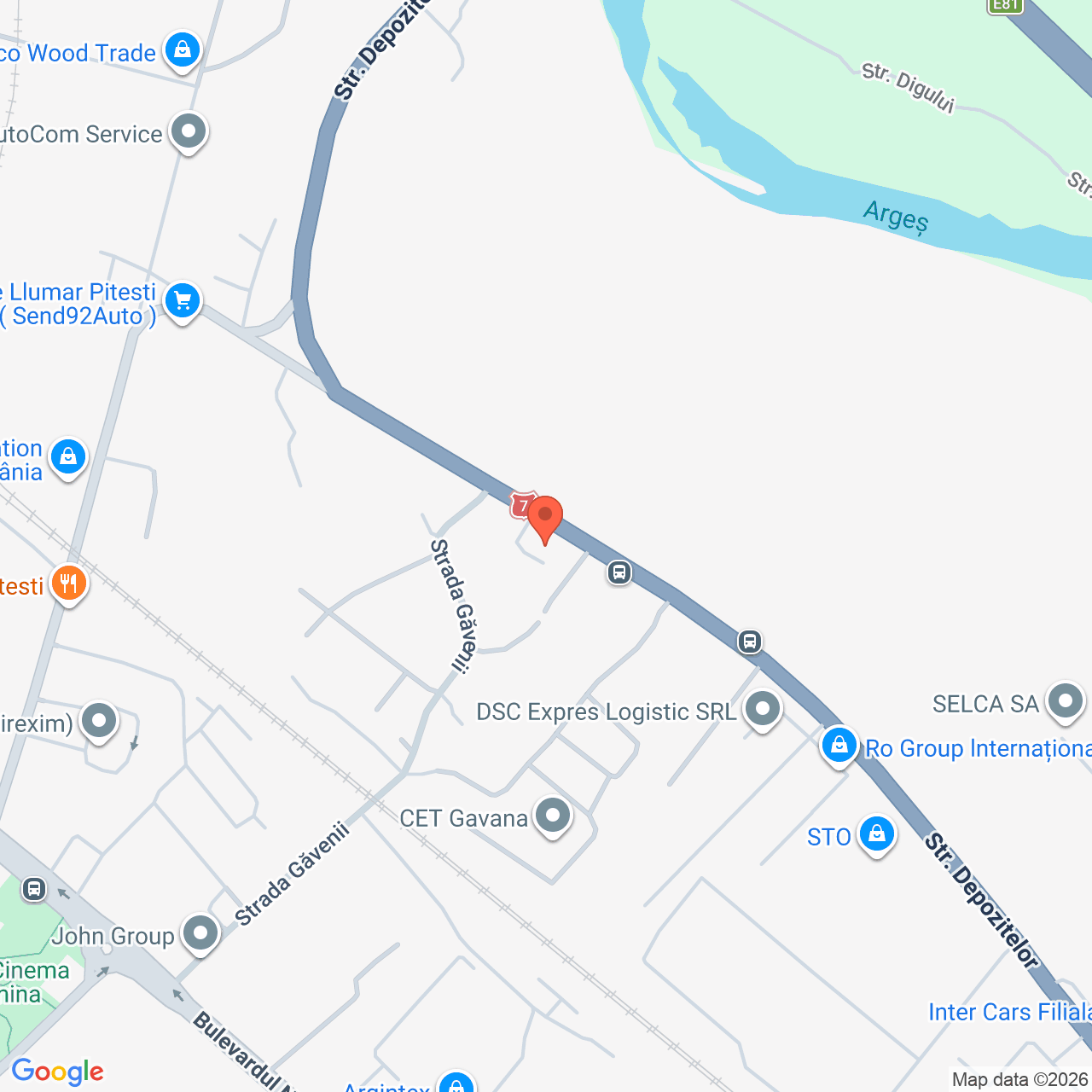 Constructii cu teren 12.638 mp Strada Depozitelor Pitesti