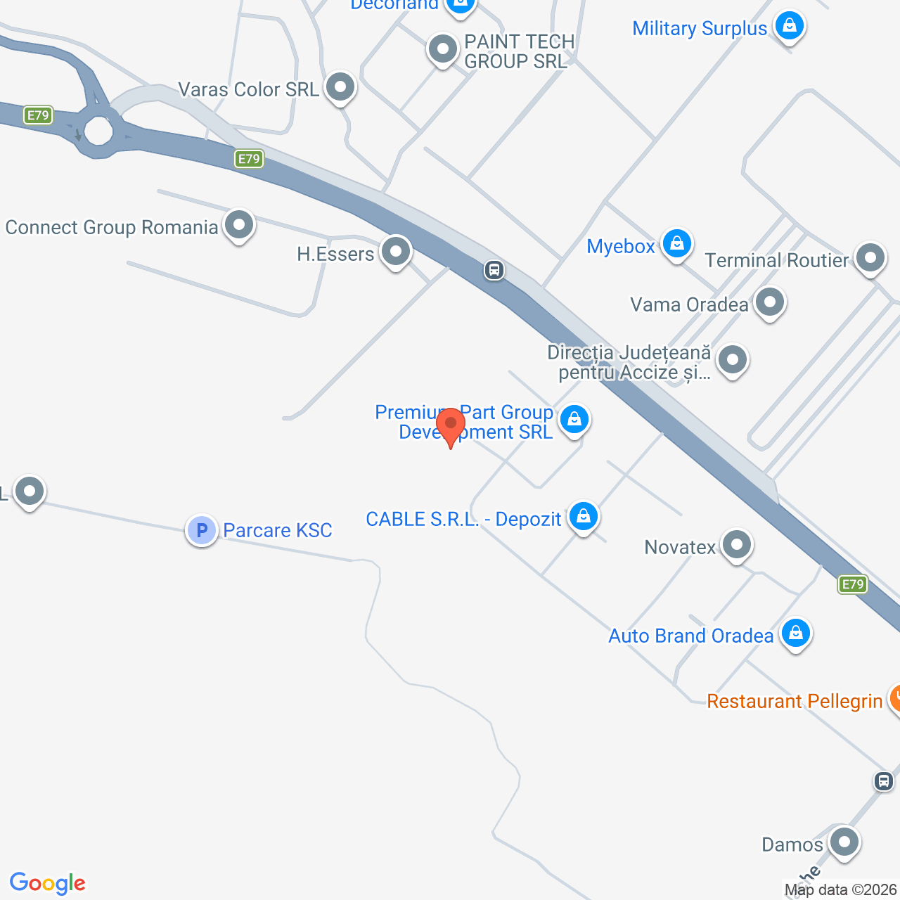 Constructie cu teren 2.615 mp Oradea Bihor