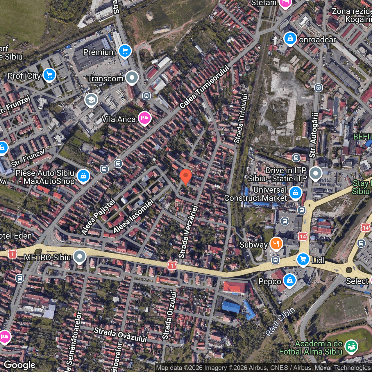 Teren intravilan 702 mp Strada Lucernei Sibiu