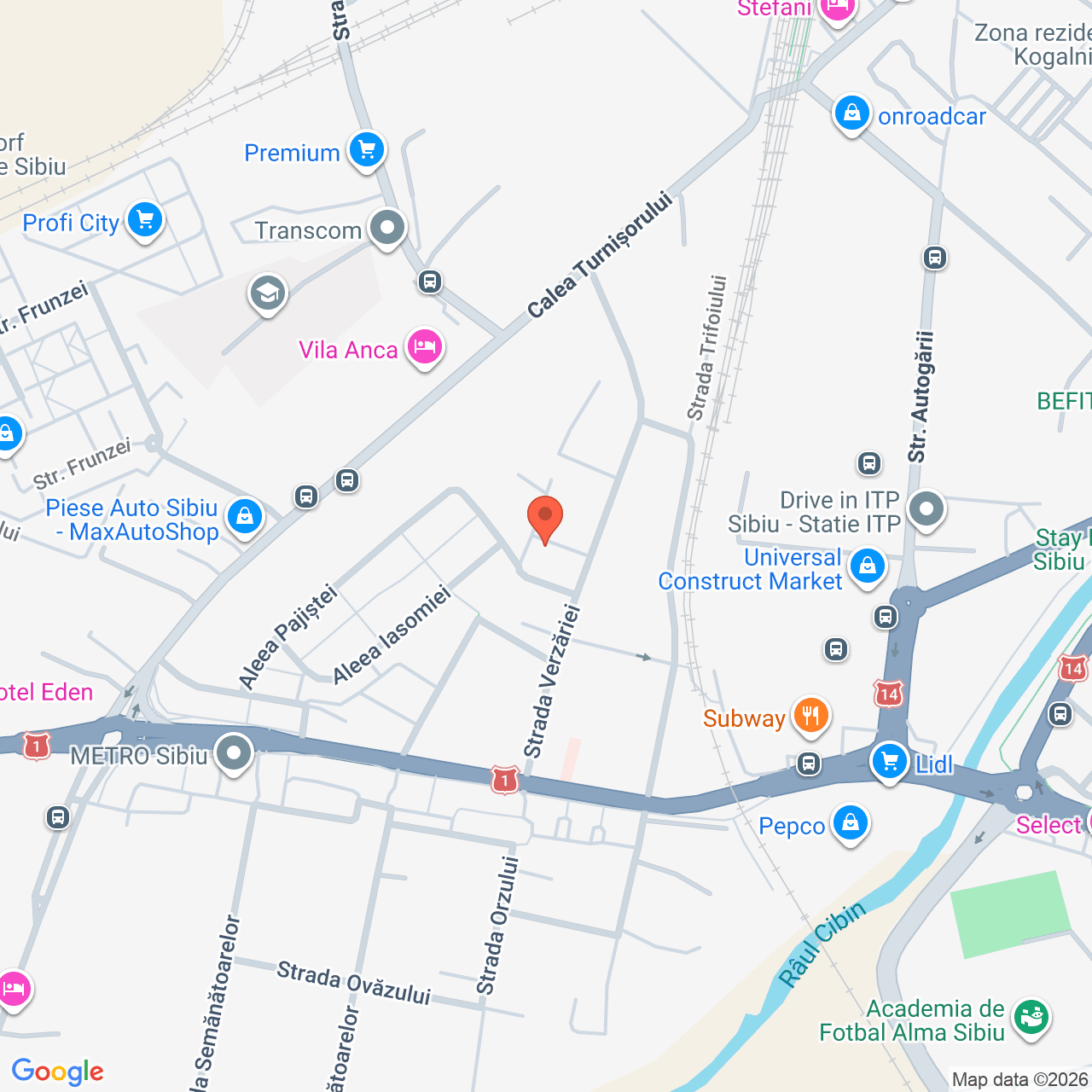 Teren intravilan 702 mp Strada Lucernei Sibiu